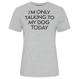 Catago Kortärmad T-shirt för hundägaren i grått med text